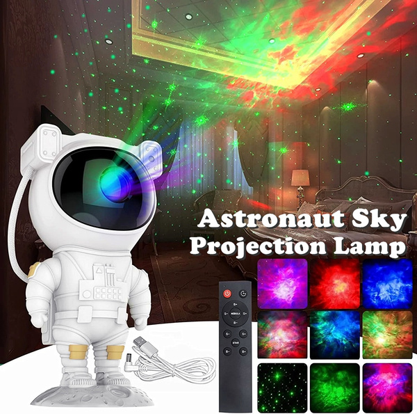 Astronaut Star Projector 360° Adjustable Galaxy Nebula Projector Light ...