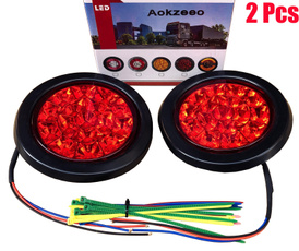 ledreverselightsfortruck, ledtaillightsfortruck, roundtrailertaillight, Waterproof