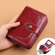 leather wallet, shortwallet, Shorts, women purse