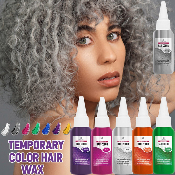 10/20/30/50ml Temporary Hair Wax Color Fun and Effective Modeling