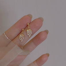 gold, Stud Earring, Simple, Sweets