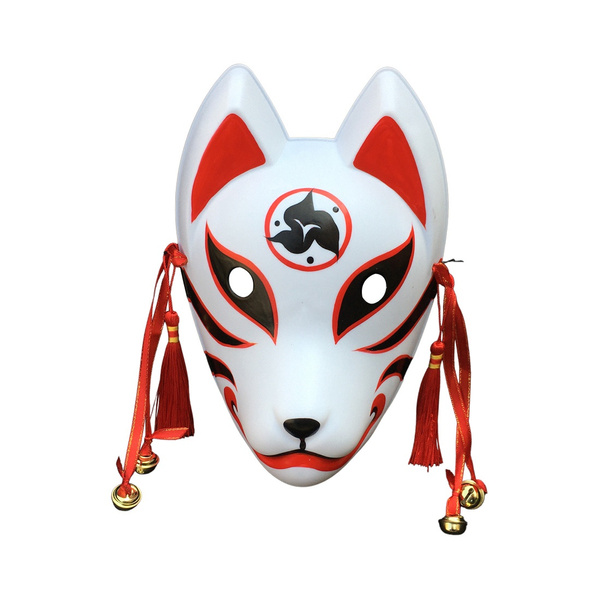 Anbu Mask for Cosplay, Japanese Ninja Kitsune Fox Masquerade Ball Party ...