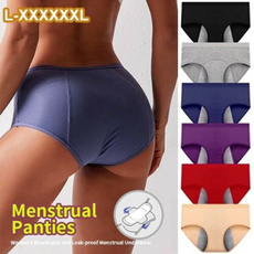 menstrual, Underwear, Panties, Cotton