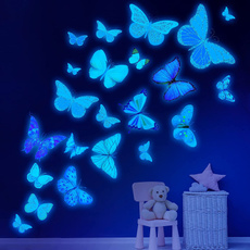 Blues, butterfly, Decor, art