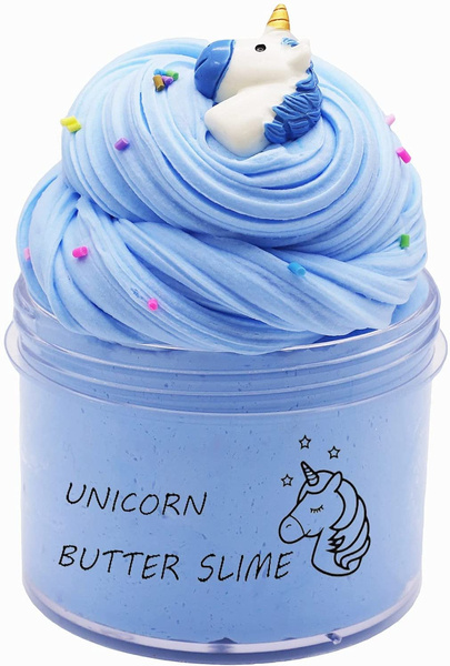  Butter Unicorn Slime, Scented and Stretchy Clay Sludge