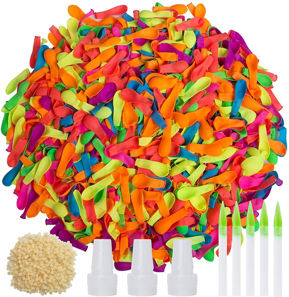 1400 Pack Water Balloons Refill Kits Latex Multicolor Water Balloon