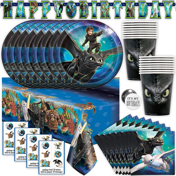 How to Train Your Dragon Party Supplies, Decorations and Favors for ...
