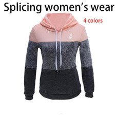 Fashion, Pullovers, unisex, tricolorhoodie