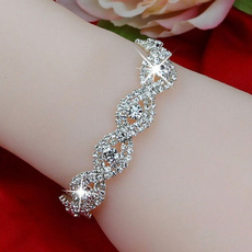 Crystal Bracelet, twinedbracelet, infinitebracelet, Jewelry