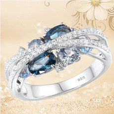 Fashion, seabluering, Engagement Ring, spinelring