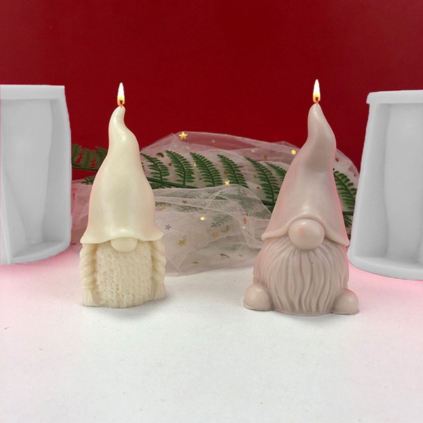 Easter Gnome Molds For Candle Making 3D Swedish Tomte Silicone