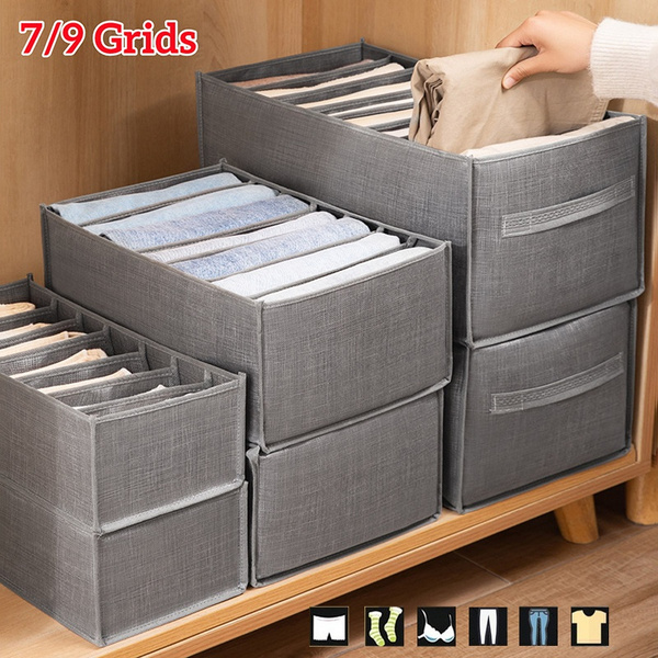 Underwear Storage Box, Foldable Closet Organizers And Storage