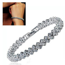 Crystal Bracelet, Jewelry, Chain, adjustablebracelet