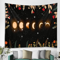 Modern, fabricposter, Tapestry, Moon