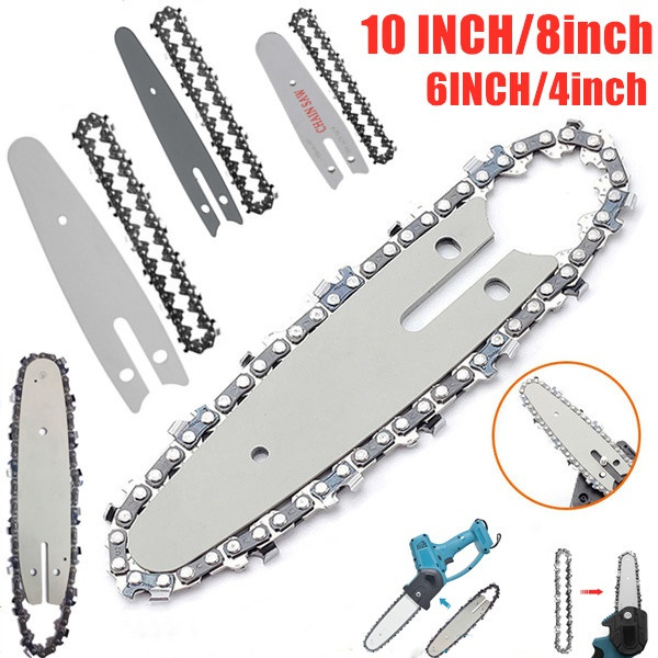 Replacement Chain and Guide Chainsaw Parts for Rechargeable Cordless ...