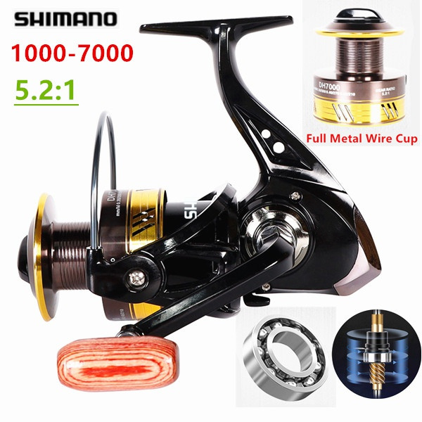 New Shimano All-metal Spinning Wheel Fishing Reel Spinning 1000