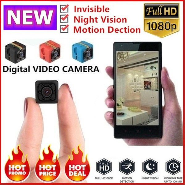 [2022 Version]SQ11 Spy Camera Wireless Hidden WiFi Mini Camera HD 1080P