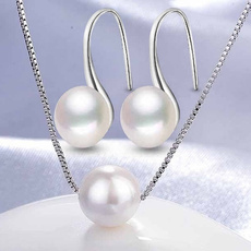 Silver Jewelry, Moda, Joyería de pavo reales, Pearl Earrings