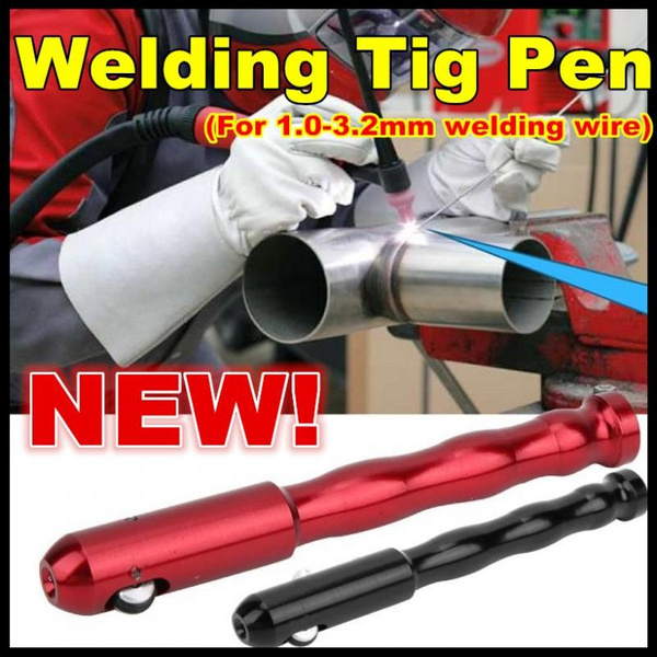 Red/Black TIG Welding Wire Feed Pen Finger Feeder Welding Stick Holder  Filler