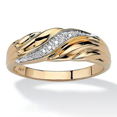DIAMOND, wedding ring, 925 silver rings, ladiesring