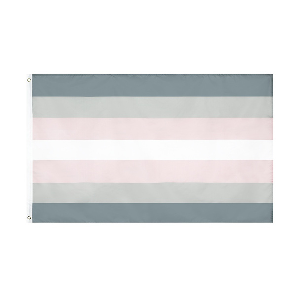 90*150cm 3x5fts Demigirl Demiboy Pride Flag LGBTQIA Demi Women Man ...