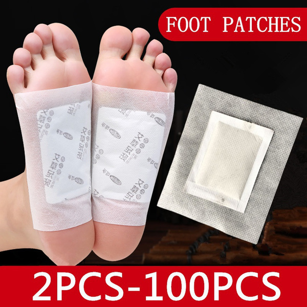 Foot Patches Pads Body Feet Cleansing Improve Sleep Herbal Adhesive ...