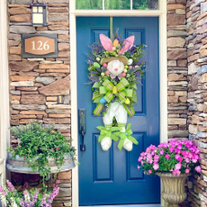 frontdoordecoration, easterdecoration, Door, wreath