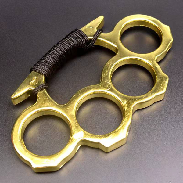 NEW Unisex Brass Knuckles Cat Ear Arrow Ring Tactical Survival Multi