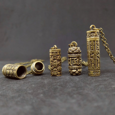 Brass, Mini, Chain Necklace, Jewelry