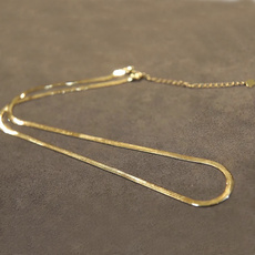 18k gold, Collar Necklace, Jewelry, gold
