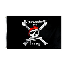 decoration, pirateflag, surrenderthebooty, skull
