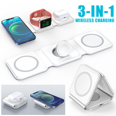 Foldable, magneticwirelesscharger, 3in1charger, Headset