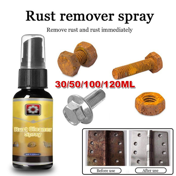 30/50/100/120ml Car Rust Remover Spray Automotive Wheel Rim Metal