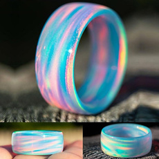 blackfireopalring, fireopalring, Jewelry, Colorful