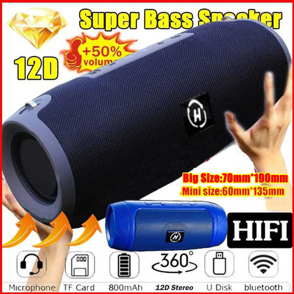 2022 Professional IPX7 Waterproof Portable Bluetooth Speaker Outdoor ...