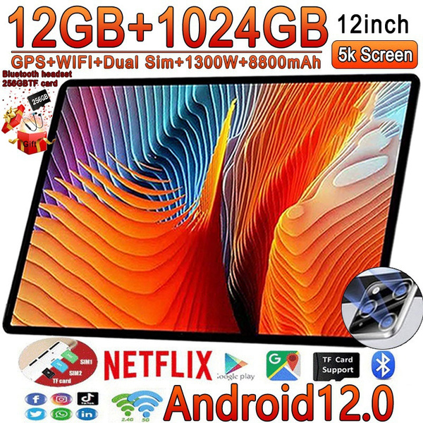 2022 Newest Upgrade Best Tablet 12 Inch Ten Core 5G/2.4G Dual WiFi PC ...