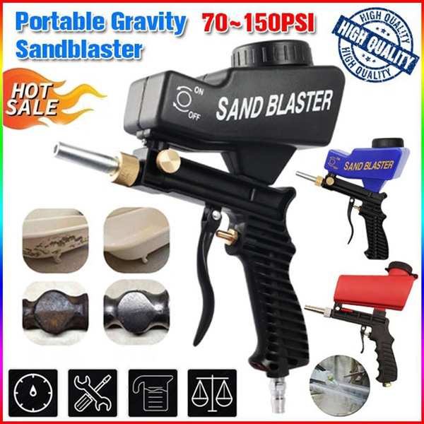2022 Newest Upgraded High Quality Version of Portable Gravity Sandblasting Gun Aluminum Alloy