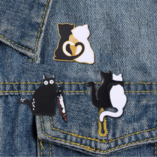 pinsset, ギフト, Black And White, Shirt