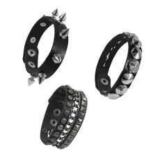 Goth, Wristbands, Jewelry, adjustablebracelet