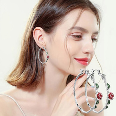 Hoop Earring, Jewelry, vintage earrings, Creative earrings