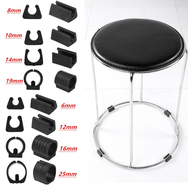 10Pcs Plastic Office Chair Leg Pads Covers Bumper Damper Stool Foot