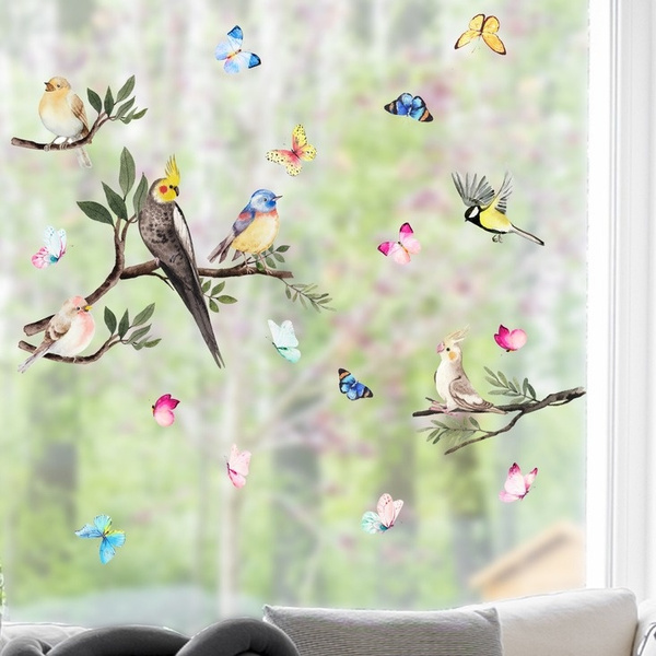Visual Edge Sticker Small No Glue Double-sided Visual Window Sticker PVC Removable ...