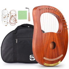 Musical Instruments, Cloth, Wooden, lyreharp