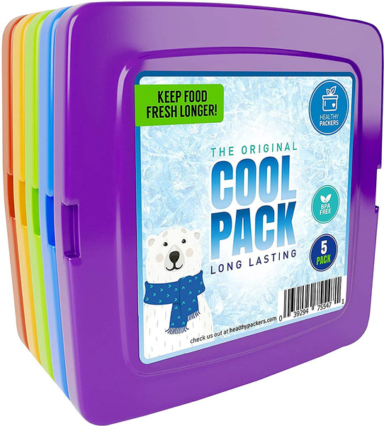 Cool Pack, Slim Ice Pack for Lunch Box - Quick Freeze and Long-Lasting ...