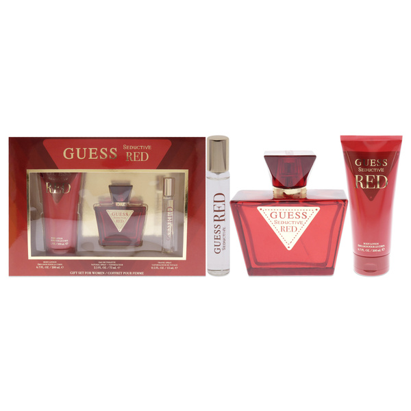 Guess Seductive Red by Guess for Women - 3 Pc Gift Set 6.7oz Body