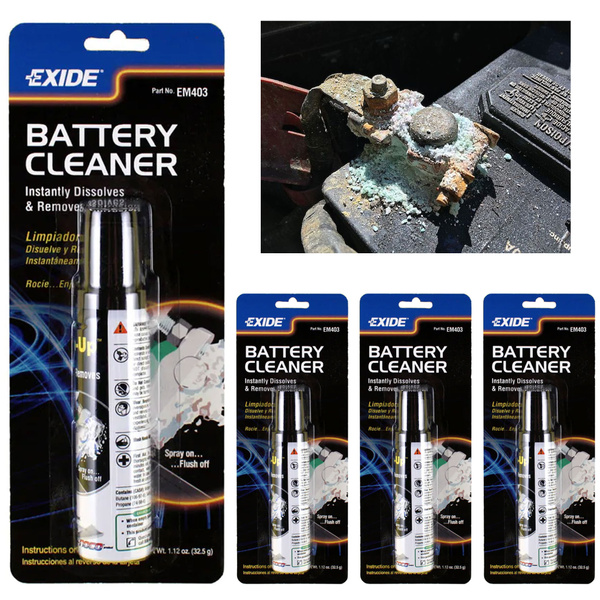 4 Pc Auto Battery Cleaner Spray Terminal Corrosion Dirt Rust Instant