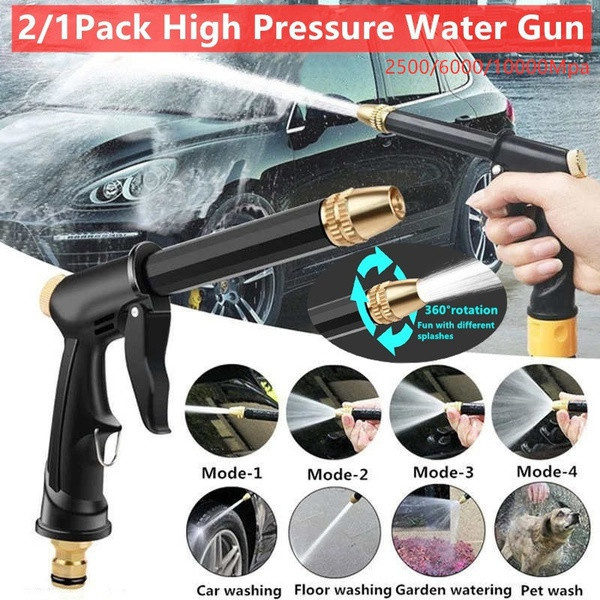 New Upgrade Portable High Pressure Washer Gun 4 Spraying Modes Car Wash ...