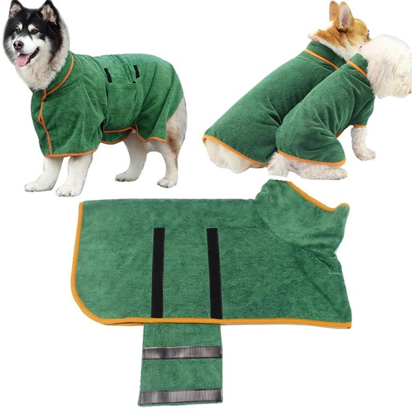 Dog bathrobe hot sale large