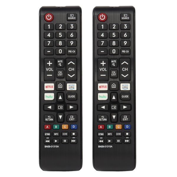 2 Packs BN59-01315A Replacement Remote Control for Samsung 4K Crystal ...