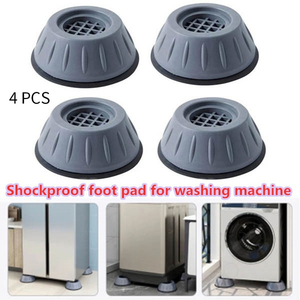 Anti-vibration Pads, 4 Pieces Rubber Washing Machine Feet Pads Washing  Machine